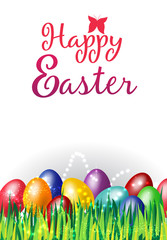 Happy Easter poster design