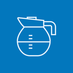 Carafe line icon.