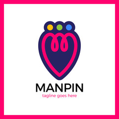 Connect People Pin Logo
