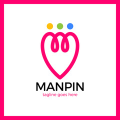 Connect People Pin Logo