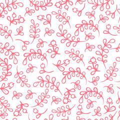  Seamless floral pattern.