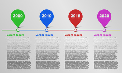Time line infographic, infographics, bubble infographic, text infographic, timeline infographic with reflection
