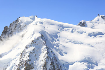 Mont Blanc alps view
