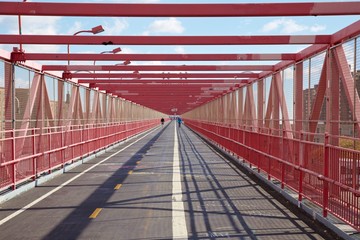Obraz premium Williamsburg Bridge Walkway