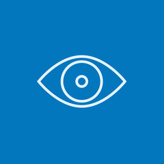 Eye line icon.