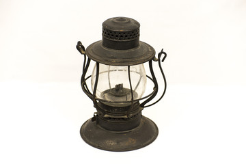 old lantern isolated