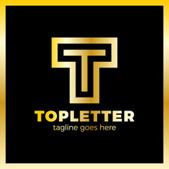 Obraz premium Templar Logo - Letter T