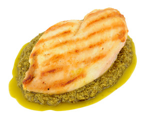 Grilled Chicken Breast On Pesto
