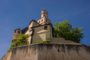 Auf dem Weg zur Marksburg