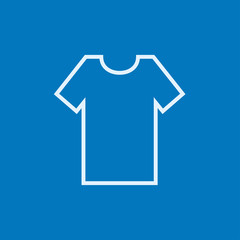 T-shirt line icon.