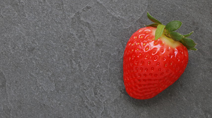 Fraise sur ardoise... carte menu