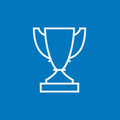 Trophy line icon.