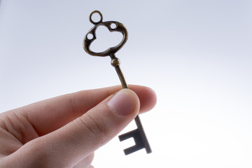 key in hand