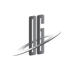 OG initial logo with silver sphere