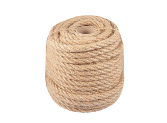 Manila rope coil
