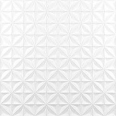 White abstract background - floral geometric relief pattern