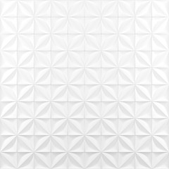White abstract background - floral geometric relief pattern