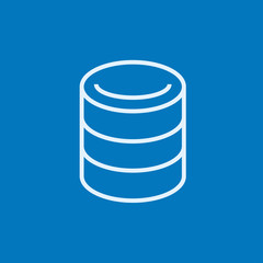 Obraz premium Computer server line icon.