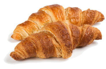 Tasty croissants, close up