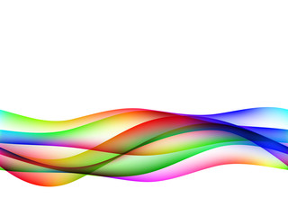 dinamyc flow, stylized  waves, vector