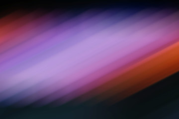 Speed blurred motion in dark background