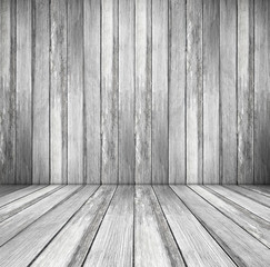 Empty vintage wooden room background