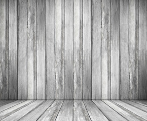 Empty vintage wooden room background