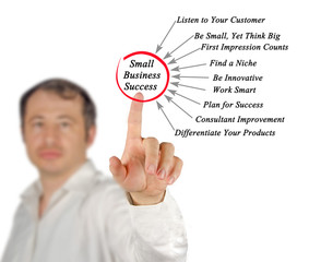 Diagram of Small Business Success