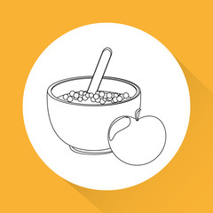 Breakfast icon design, Vector illustration