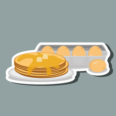 Breakfast icon design, Vector illustration