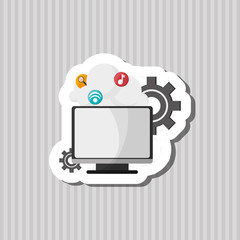 Responsive web design, Vector illustration