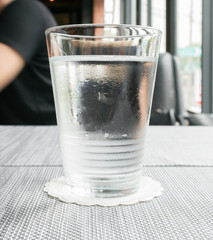 glass of water

