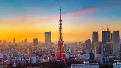 Tuinposter Tokyo toren © coward_lion