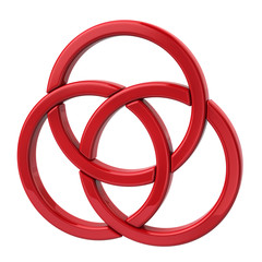 Three red  rings