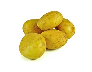 potato isolated on white background