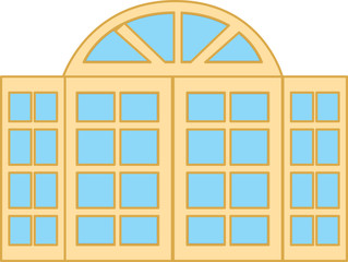 학원 학교 일러스트