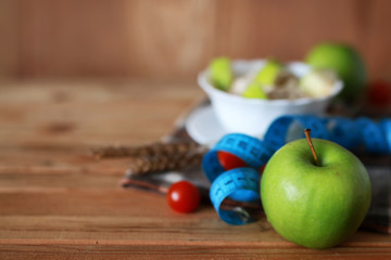 Breakfast diet fruit apple centimeter