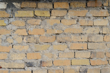 Brick texture with scratches and cracks
