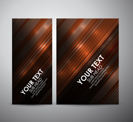 Fototapeta premium Abstract orange shining line pattern. Graphic resources design template. Vector illustration