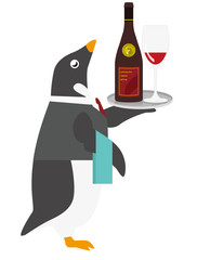 アデリーペンギン ソムリエ