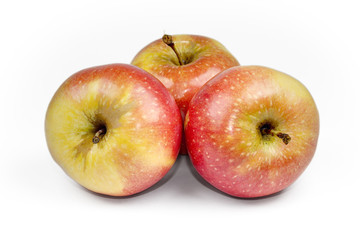 fresh apple isolated on white background