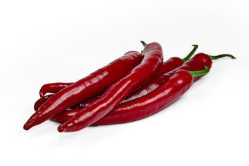 chili pepper isolated on a white background