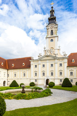 Fototapeta premium benedictine monastery with garden in Altenburg, Lower Austria, A