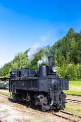 Fototapeta na wymiar steam locomotive, Lunz am See, Lower Austria, Austria