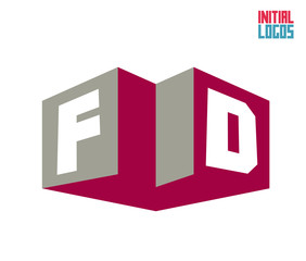 FD Initial Logo for your startup venture