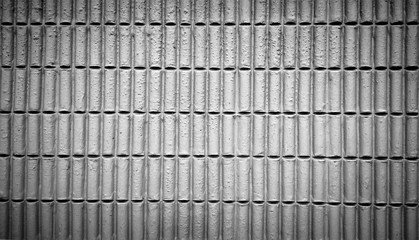 brick wall for texture or background. black and white color process