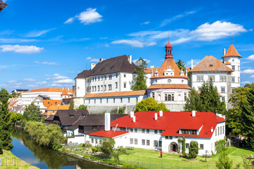 Fototapeta na wymiar castle and palace of Jindrichuv Hradec, Czech Republic