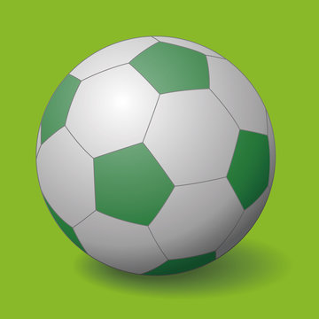 soccer ball, football, vector illustration