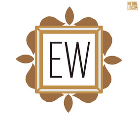 EW Initial Logo for your startup venture