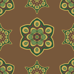 Seamless ethnic ornament